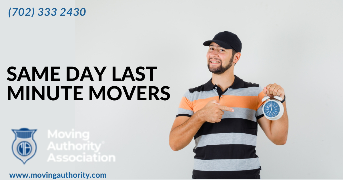 Same Day Last Minute Movers