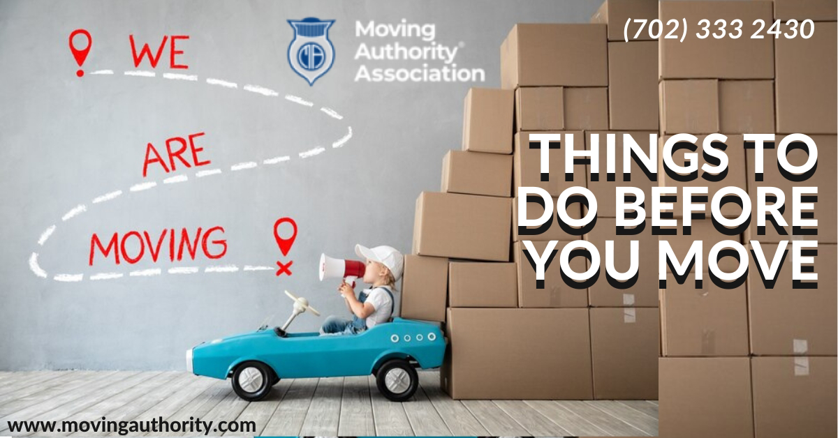 Things to Do Before You Move