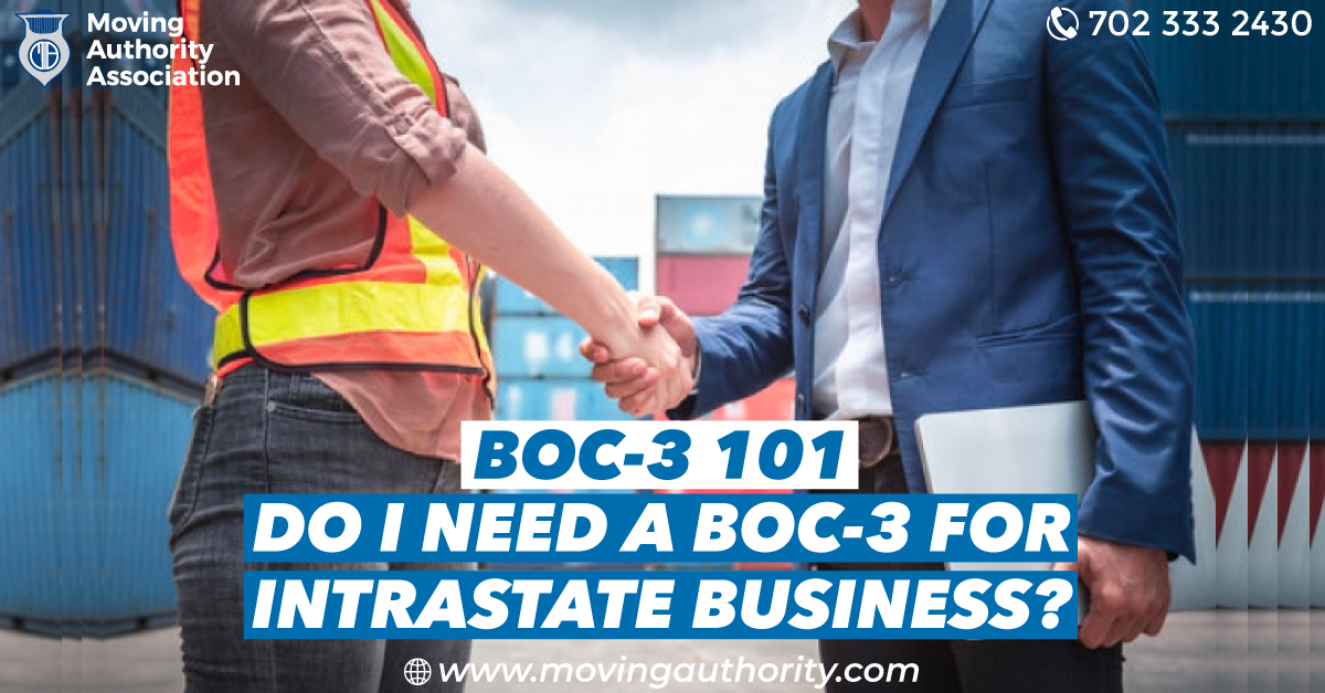 BOC-3 101, Do I need a BOC-3 for intrastate business?