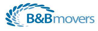 B & B Movers logo 1