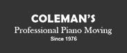 Colemans Professional Piano Moving logo 1