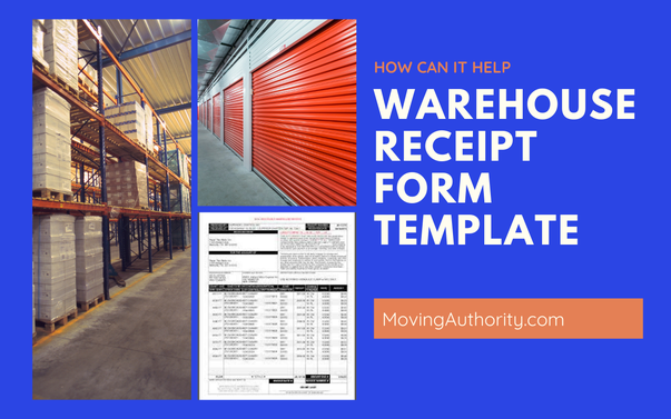 Warehouse Receipt Form Template
