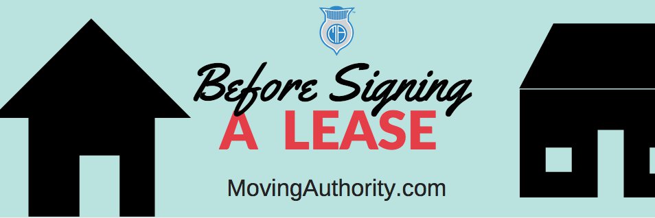 Before Signing a Lease
