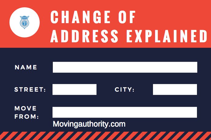 change of address explained