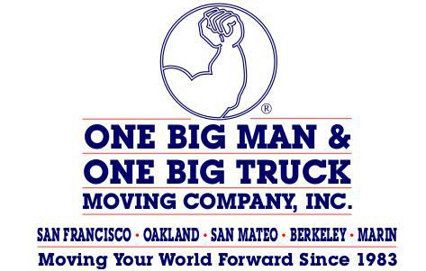 One Big Man And One Big Truck Movers logo