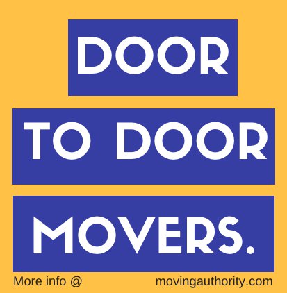door to door mover service