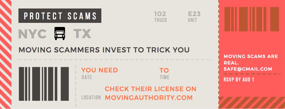 moving scams, how to aviod