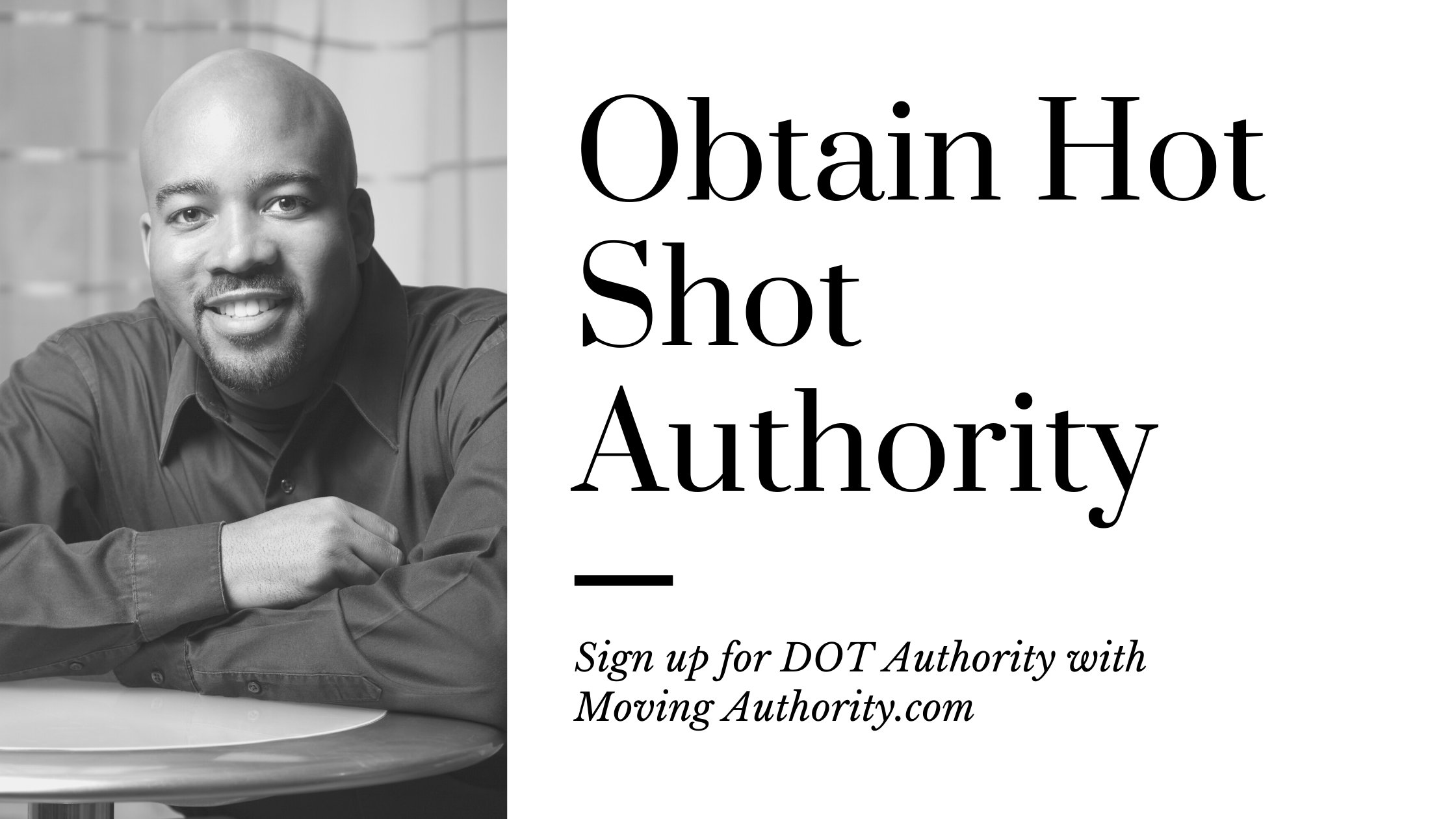 Obtain Hot Shot Authority 