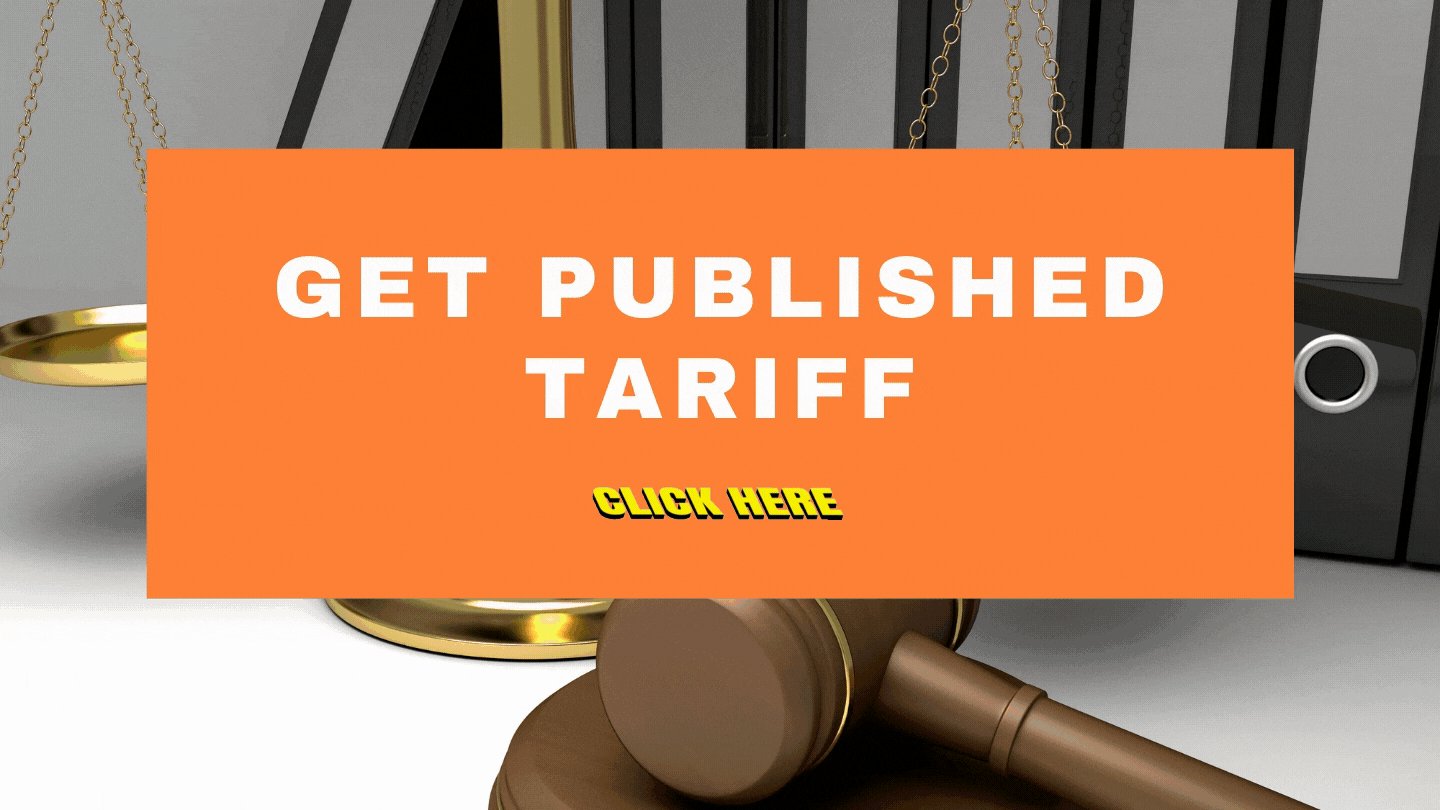 Get a Published Tariff