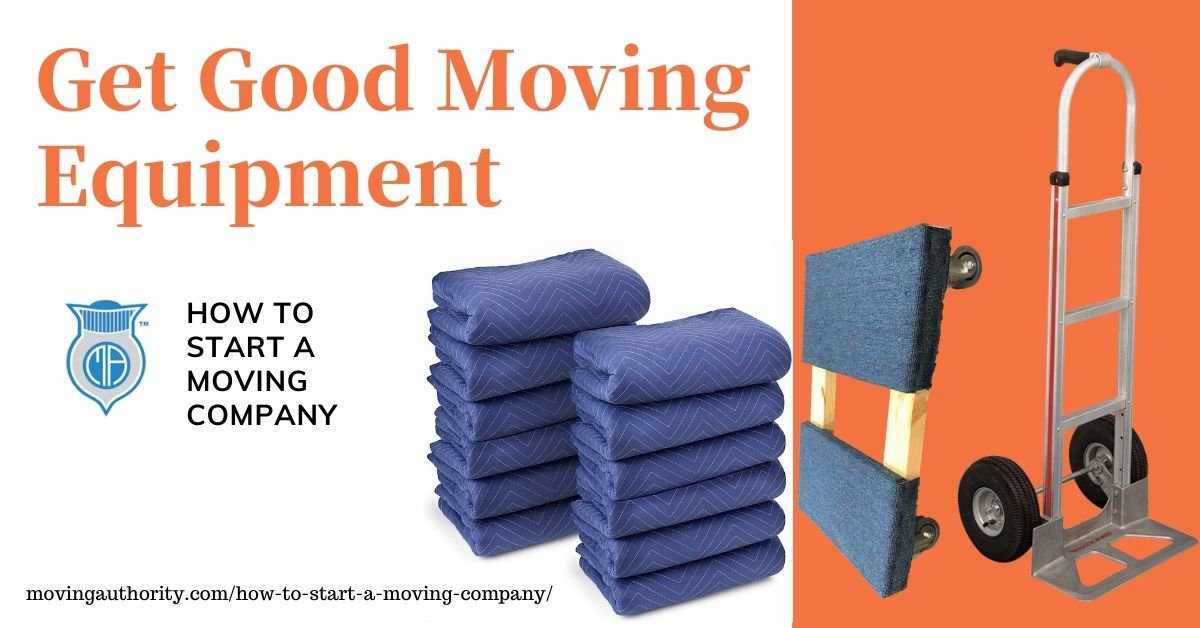 start a moving company with moving equipment