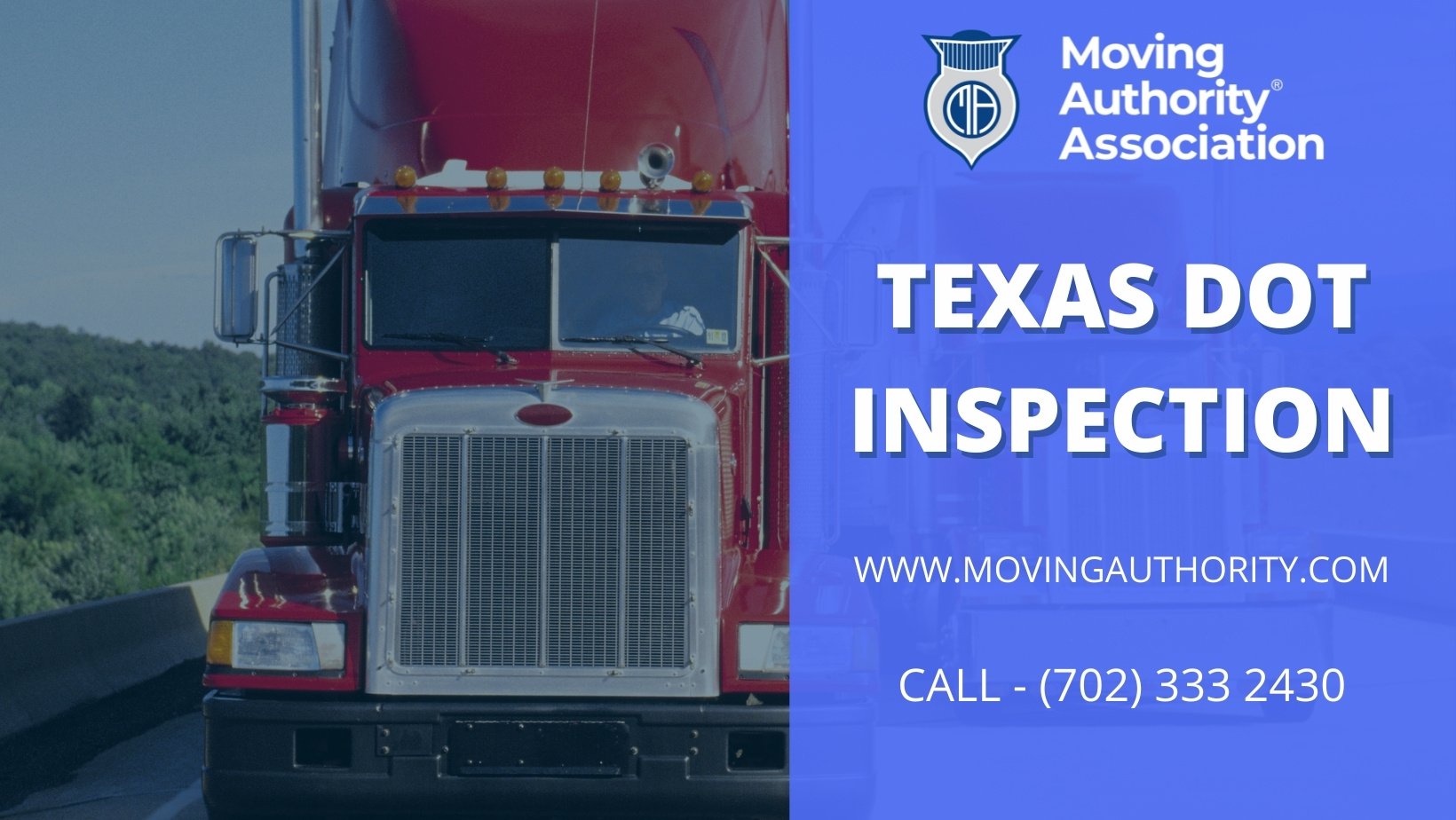 Texas DOT Inspection Moving Authority