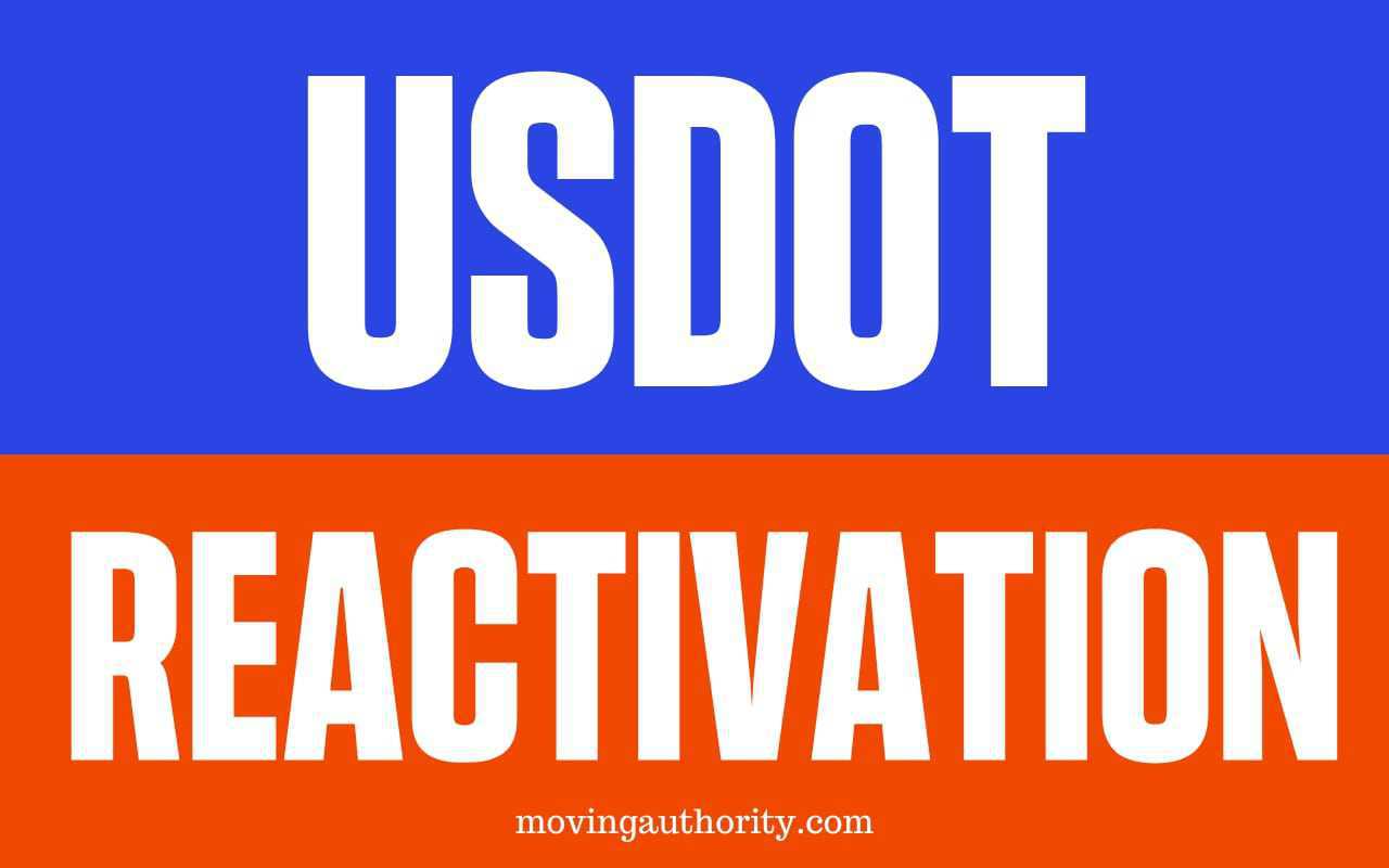 USDOT Number Reactivation $585 product image reference 1